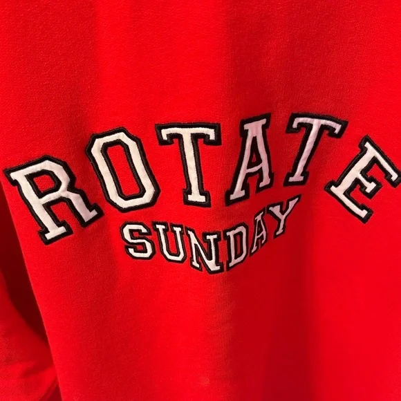 ❤️ ROTATE SUNDAY
Iris logo-embroidered organic cotton-jersey sweatshirt like NEW - Picture 9 of 17